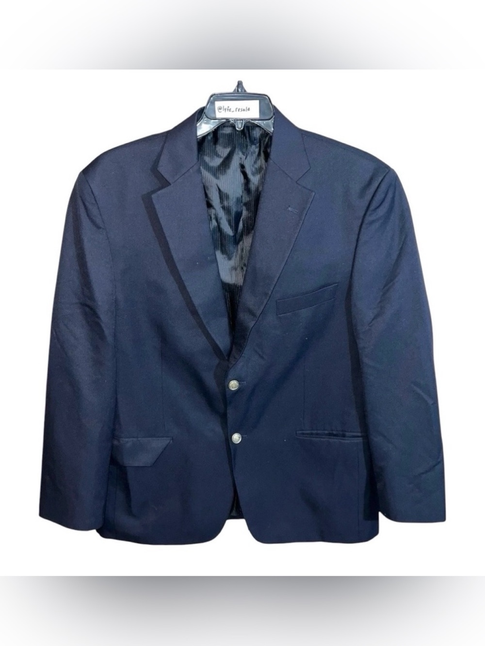 Haggar Sport Coat Blazer Men’s Size 44 Regular Blue 2 Button